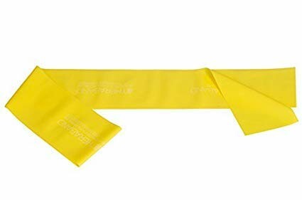 Yellow resistance exercise band